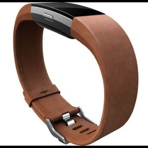 New! Fit Bit Charge 2 Leather Band